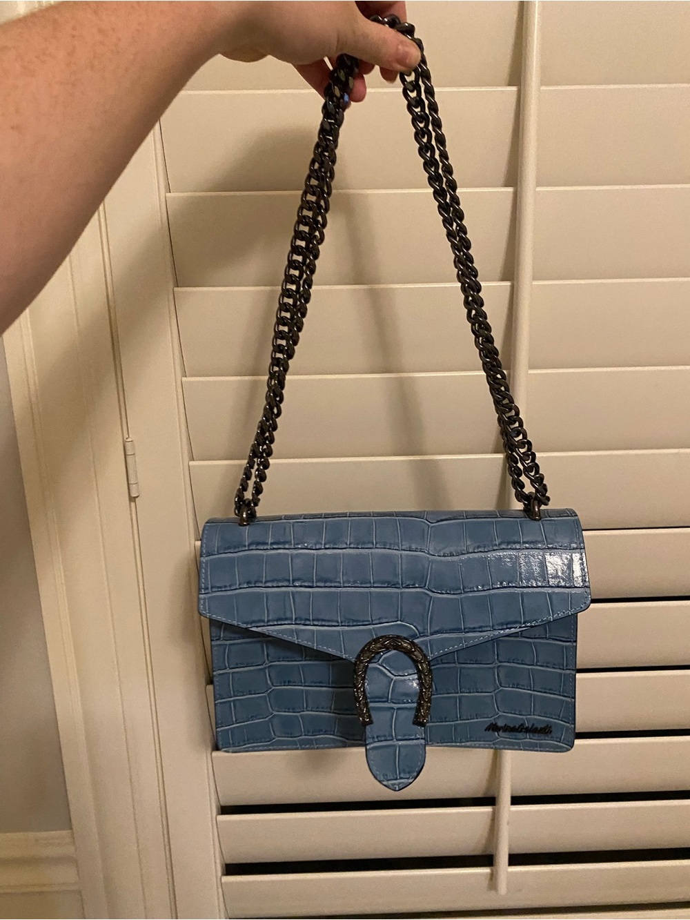 Blue purse